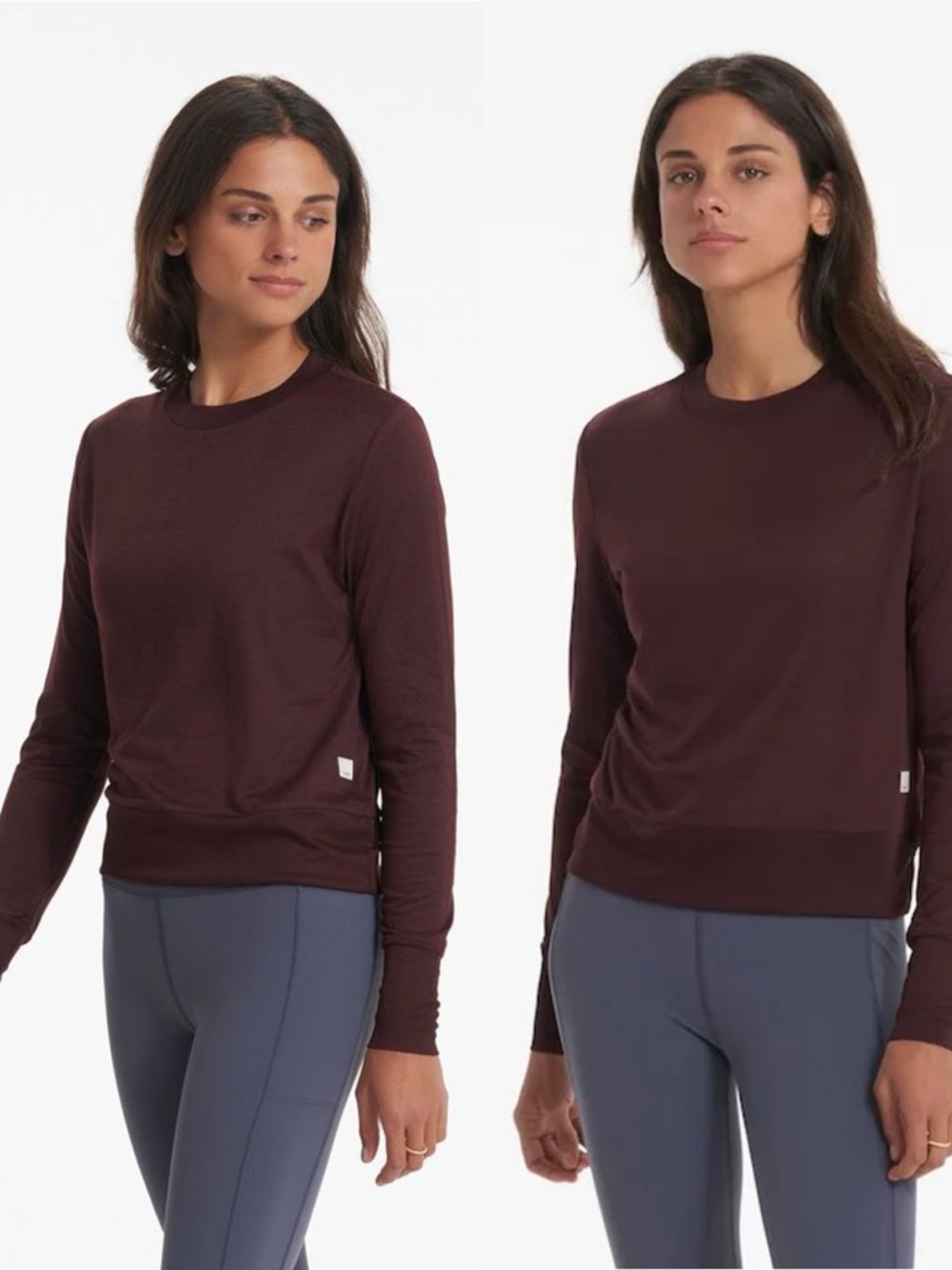 vuori | Daydream Longsleeve Crew | Brown